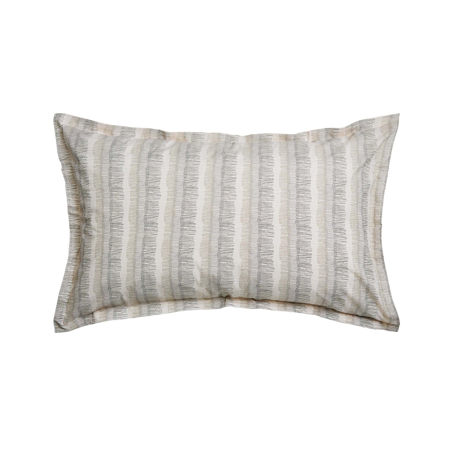 Moya Duvet Cover Set, Charcoal/Canvas Cream