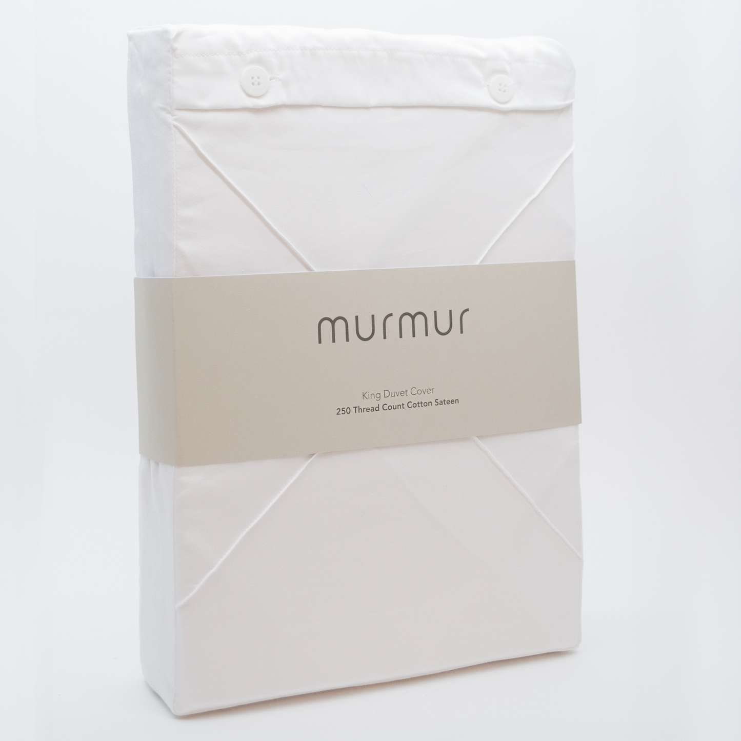 Cora White Bedding Packaging