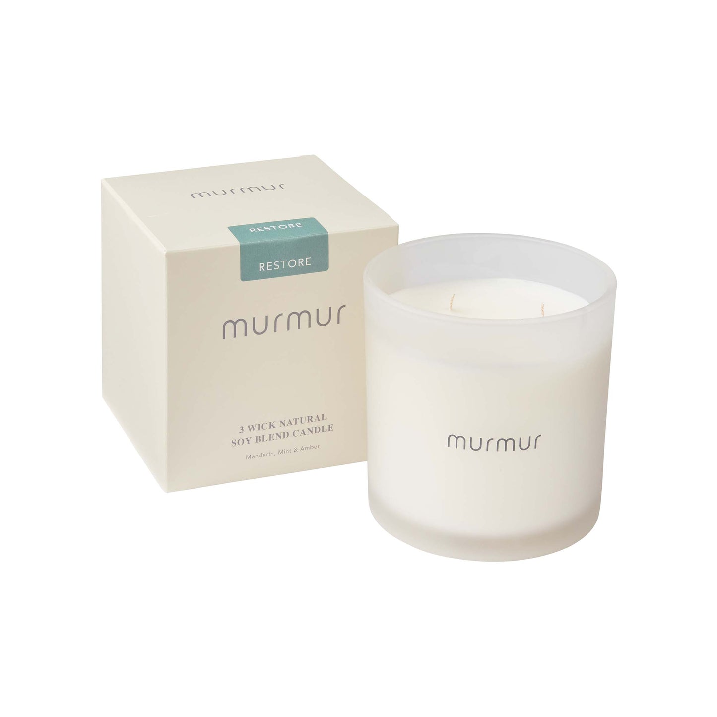 Restore 3 Wick Scented Candle