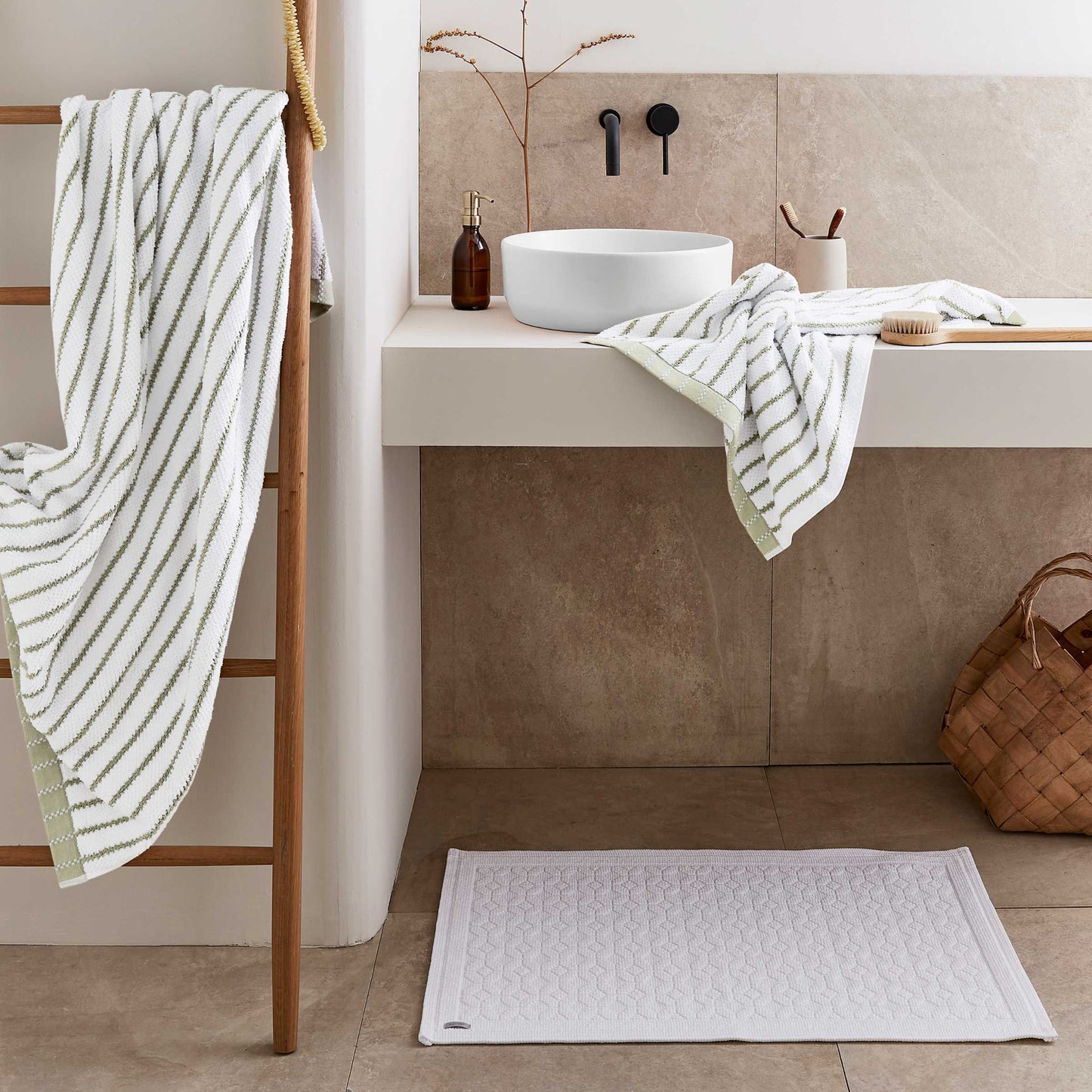 Verity Towels, Mourne Green