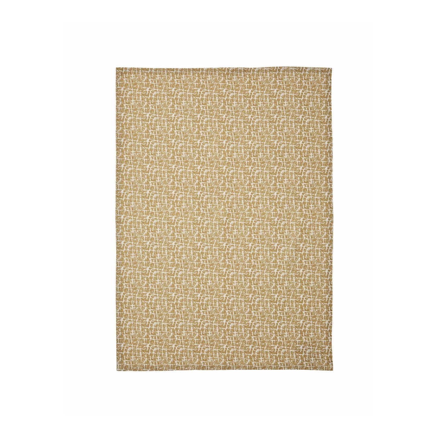 Camille & Moya Tea Towels, Warm Ochre/Canvas Cream