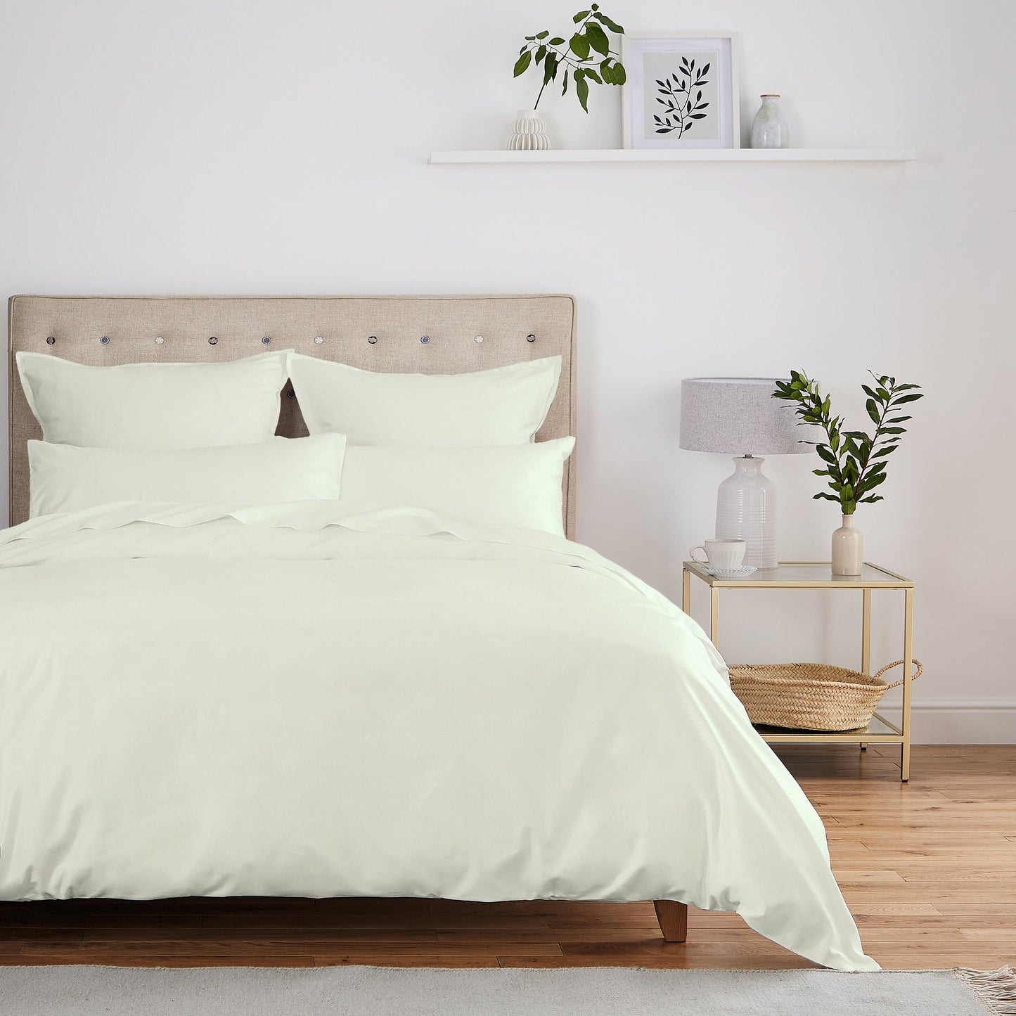 500 Thread Count Plain Dye Mourne Green