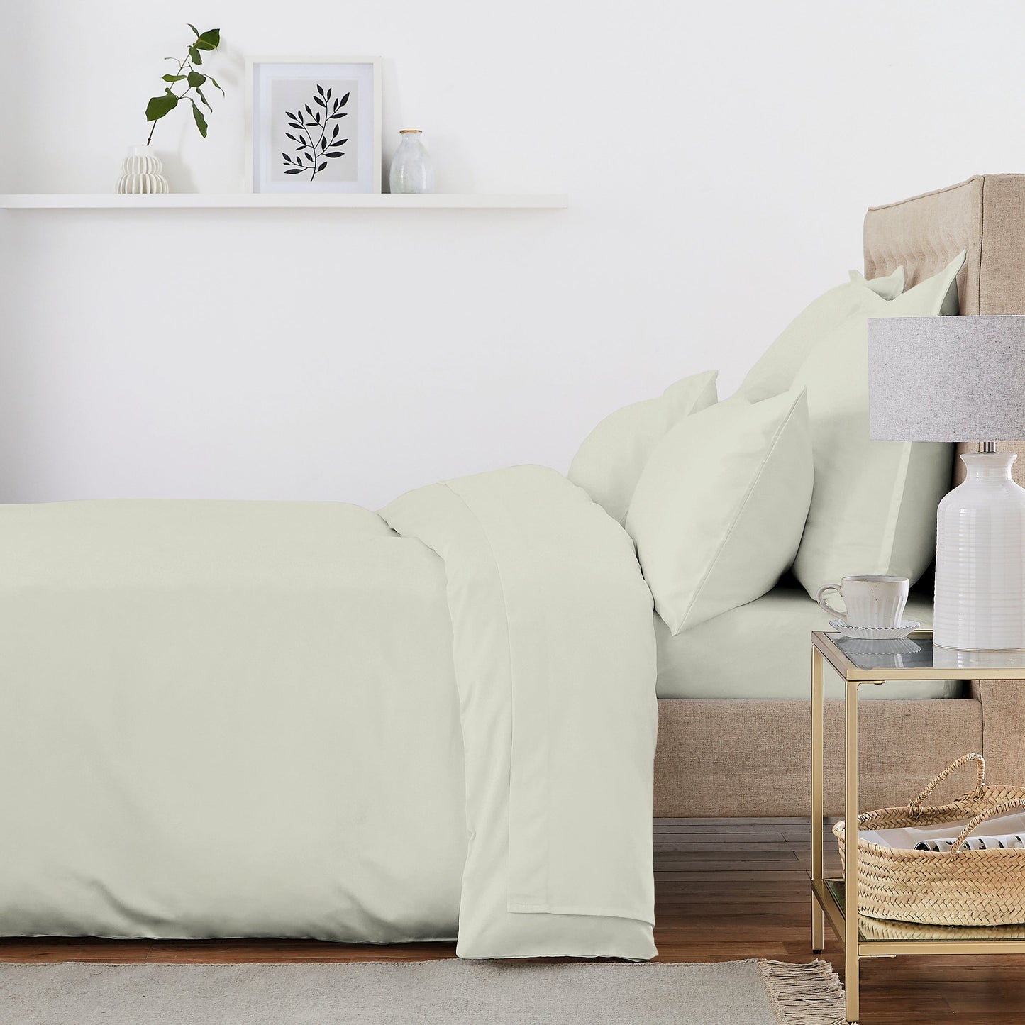 500 Thread Count Bedding Mourne Green