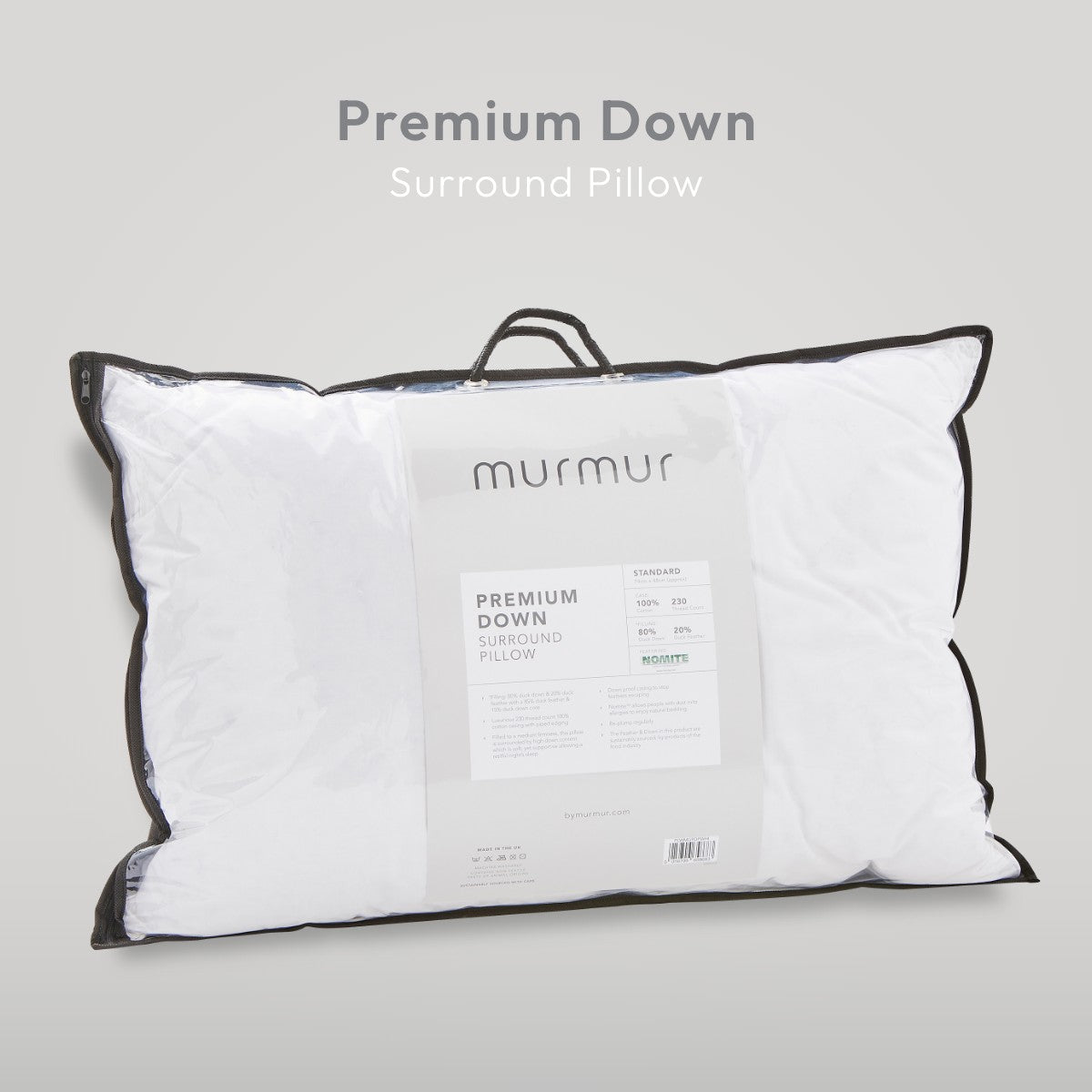 Premium Down Surround Standard Pillow