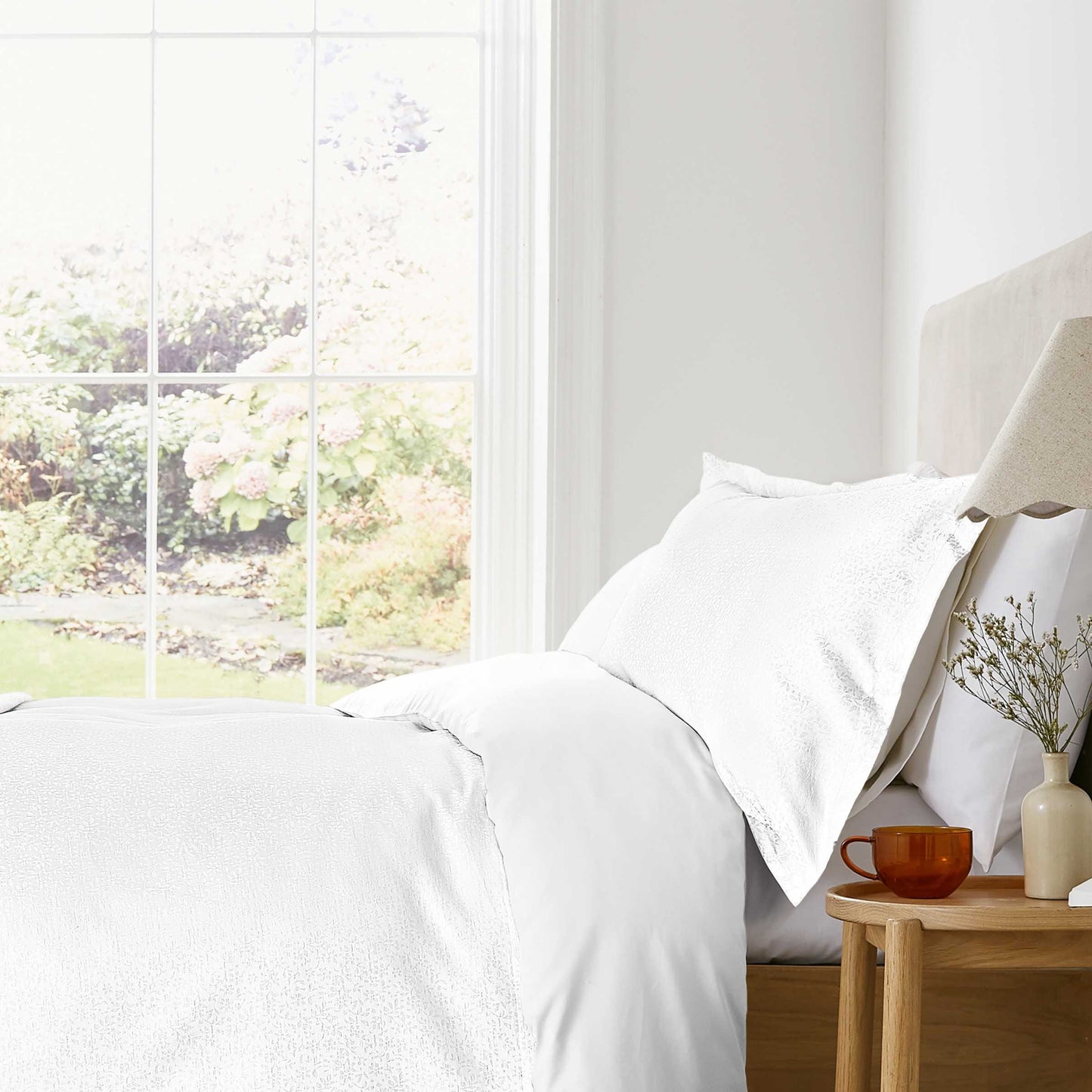 Meadow Duvet Cover, White