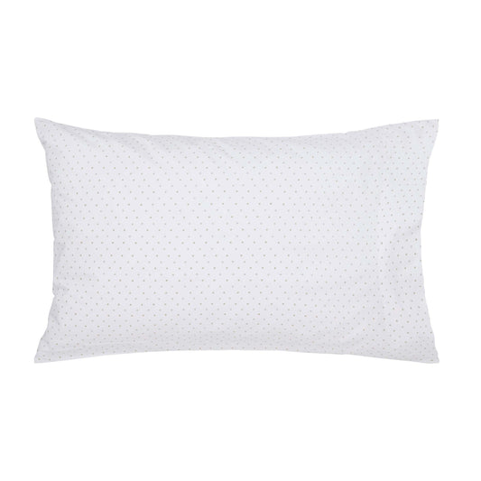 White Polka Dot Standard Pillowcase