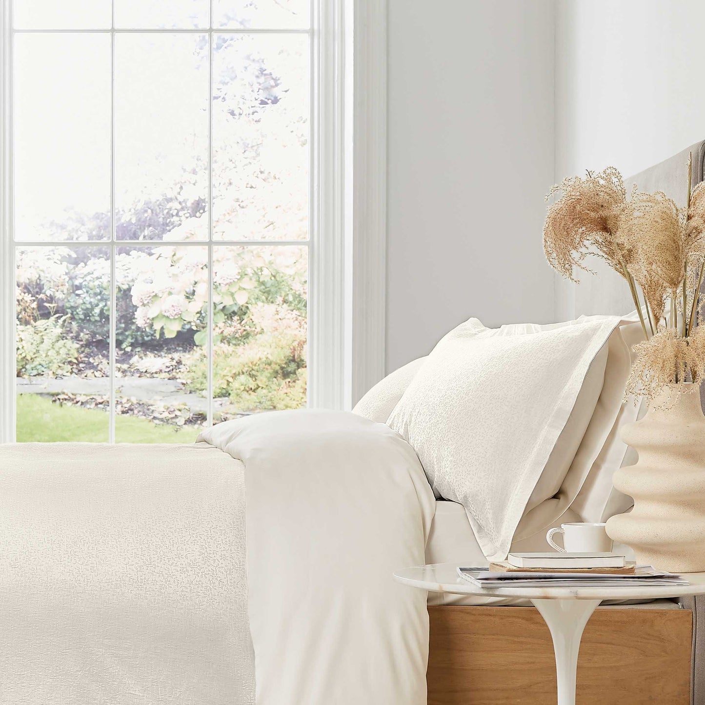 Meadow Duvet Cover, Ivory