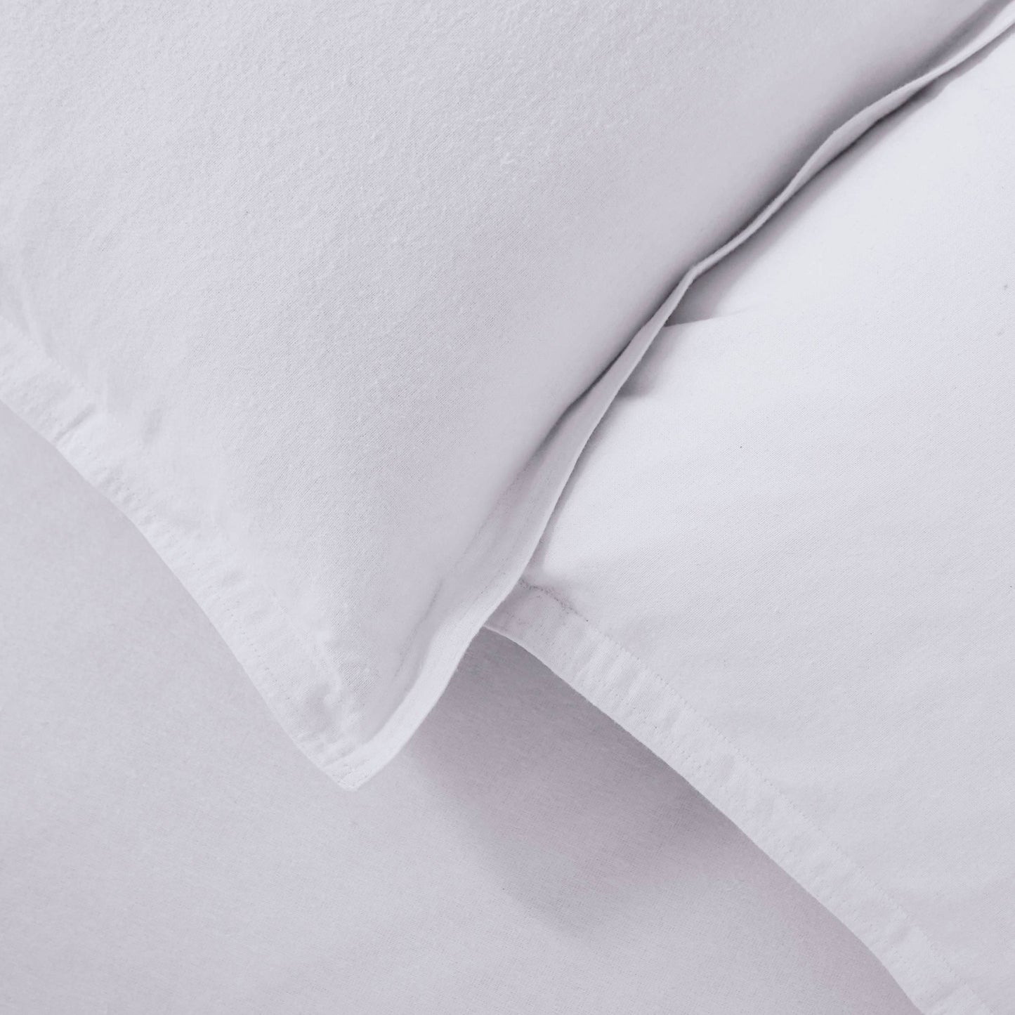 Laila Brushed Cotton Oxford Pillowcase White