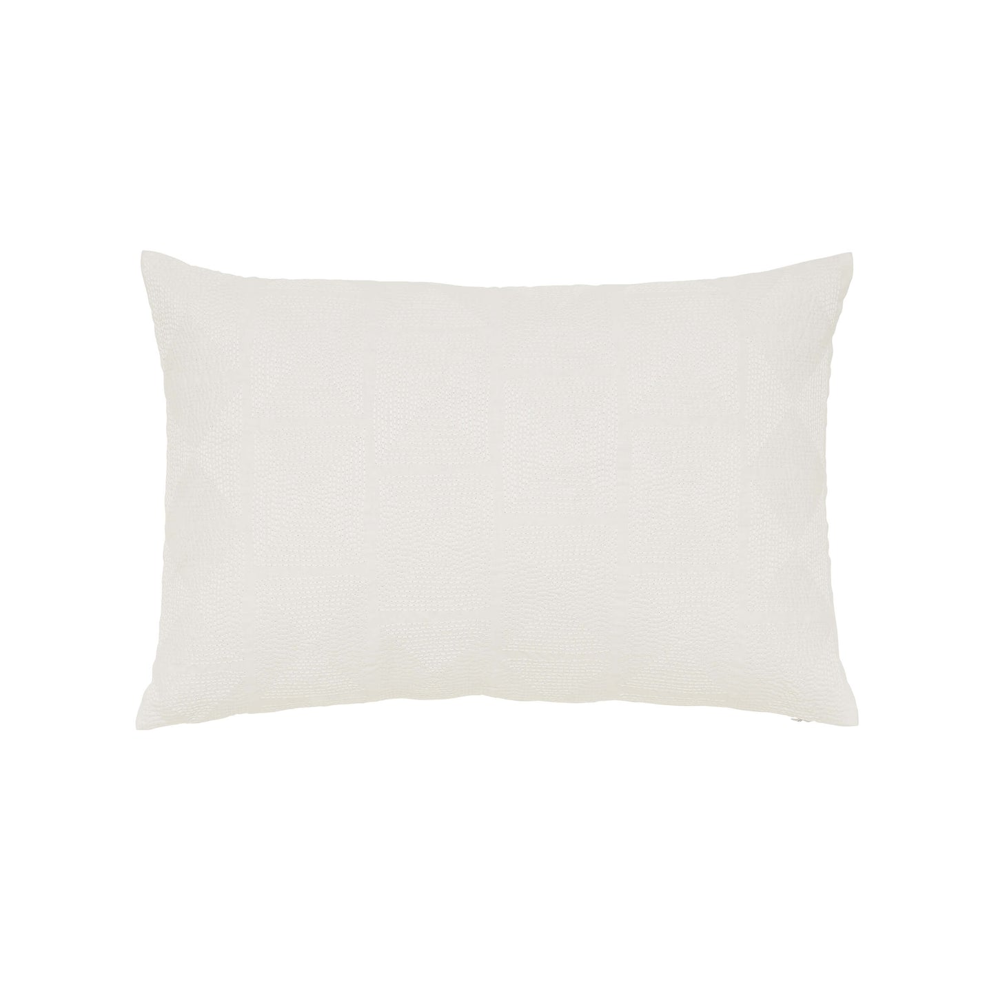 Lena Embroidered Cushion 60cm x 40cm, White