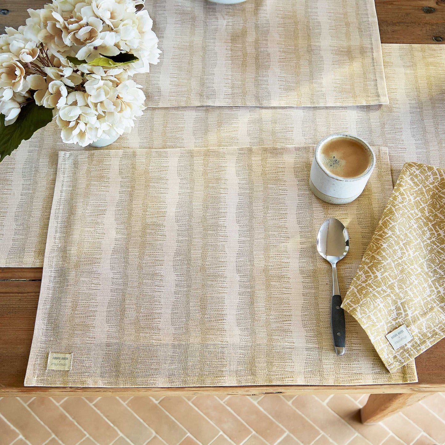 Moya Warm Ochre & Canvas Cream Kitchen Collection
