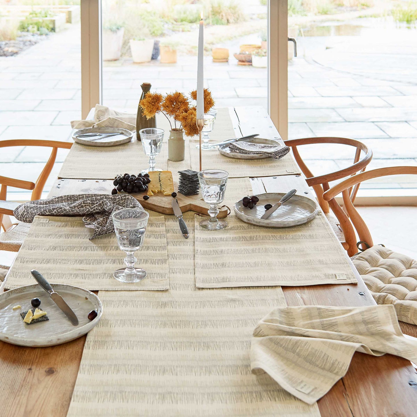 Moya Charcoal & Canvas Cream Kitchen Collection