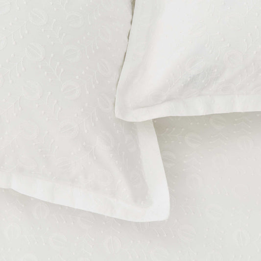 Alice Oxford Pillowcase, White