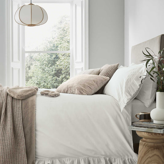 Beth Standard Pillowcase, White