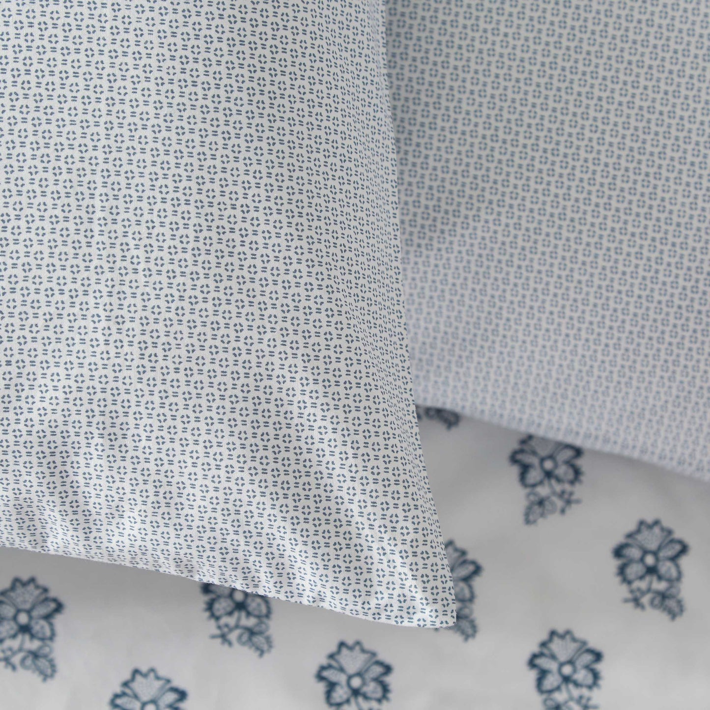 Edith Pair of Standard Pillowcases, Ballintoy Blue