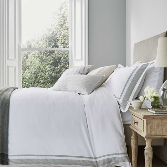 Jude Duvet Cover, Cloud Grey