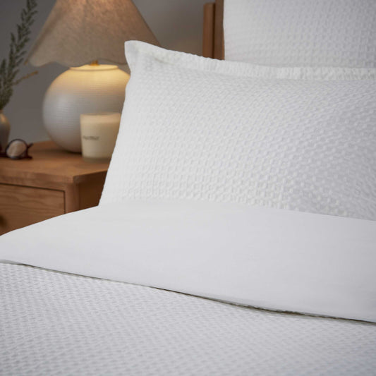 Lida Duvet Cover Set, White