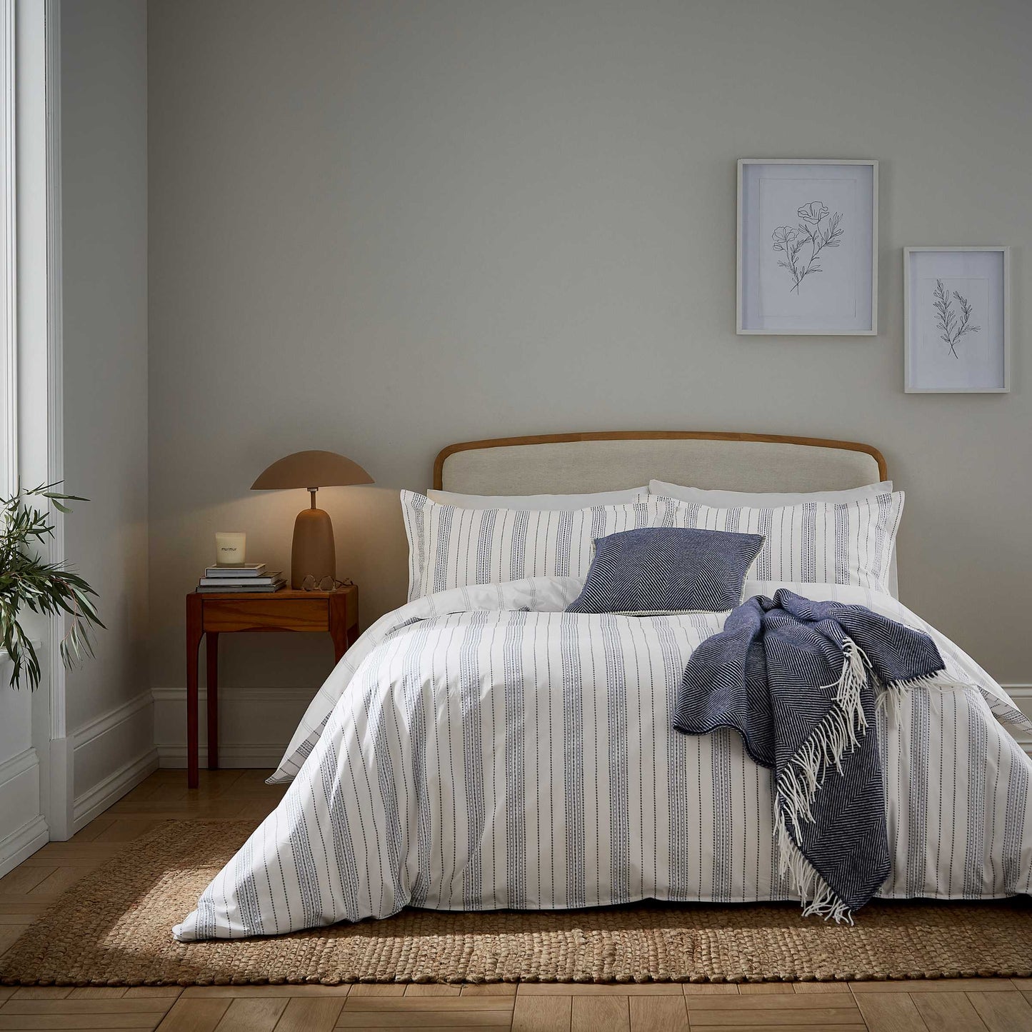 Lora Print, Ballintoy Blue