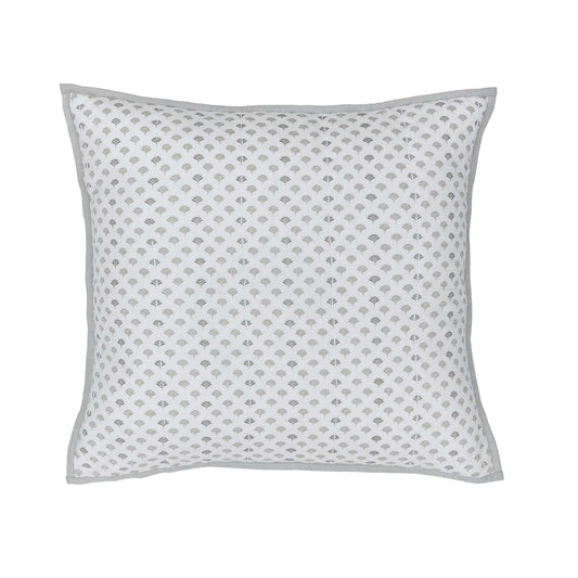 Orla Quilted Cushion 40cm x 40cm, Cloud Grey