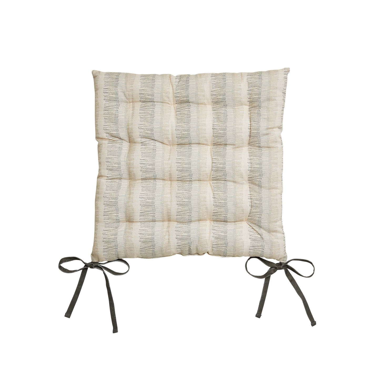 Moya Seat Pad, Charcoal/Canvas Cream