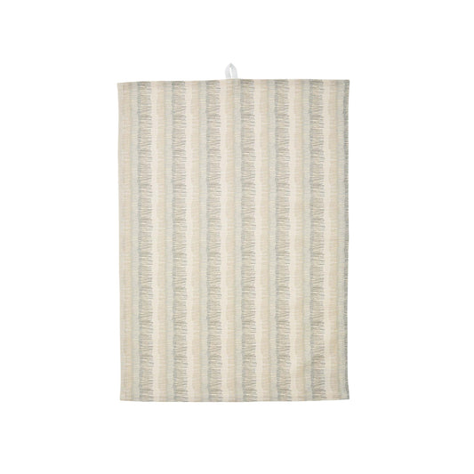 Camille & Moya Tea Towels, Charcoal/Canvas Cream