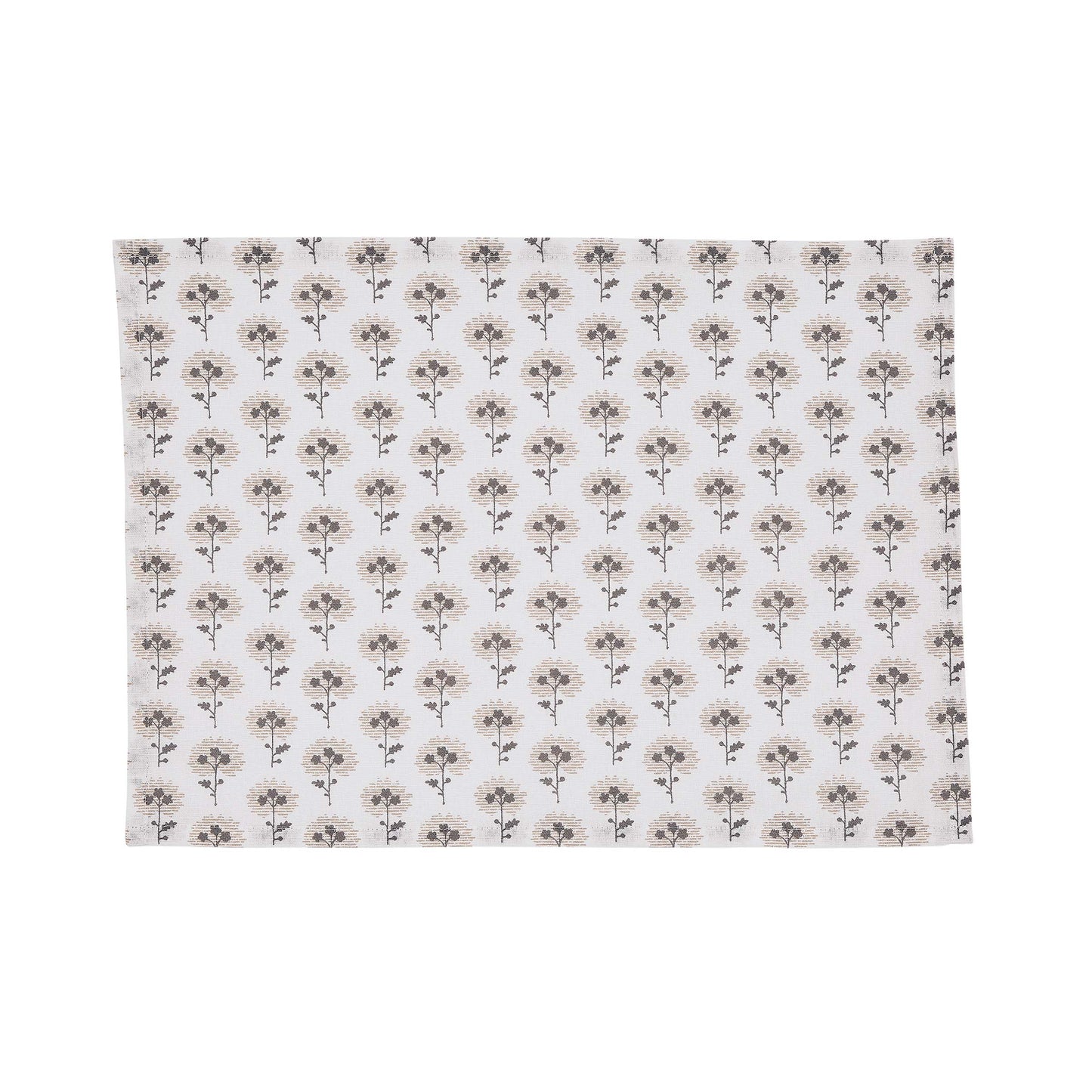 Ebba Placemat, Linen & Grey - Set of 2