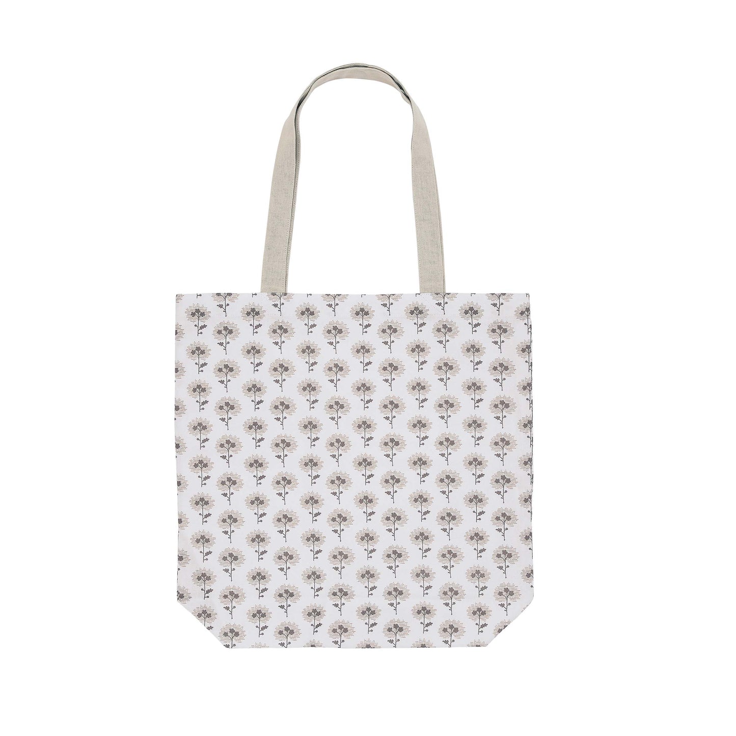 Ebba Tote Bag, Linen & Grey