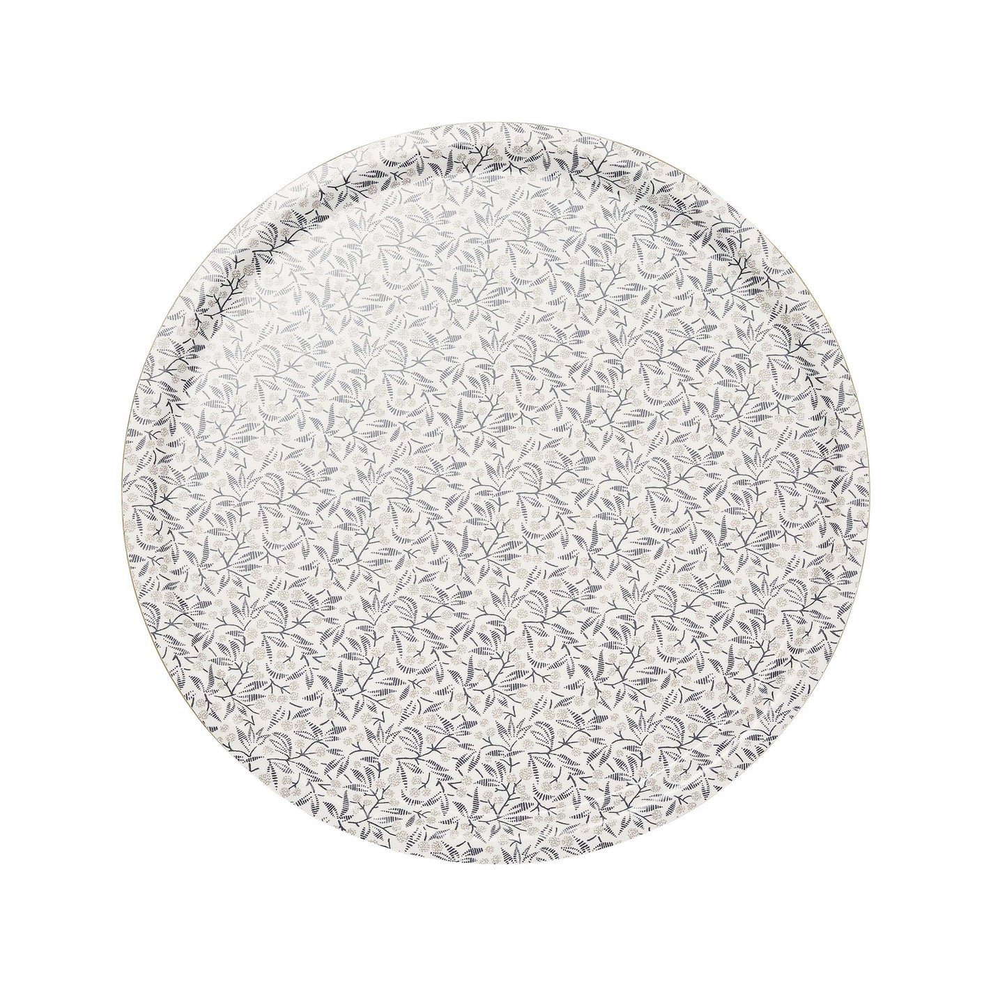 Tola Tray, Linen & Grey