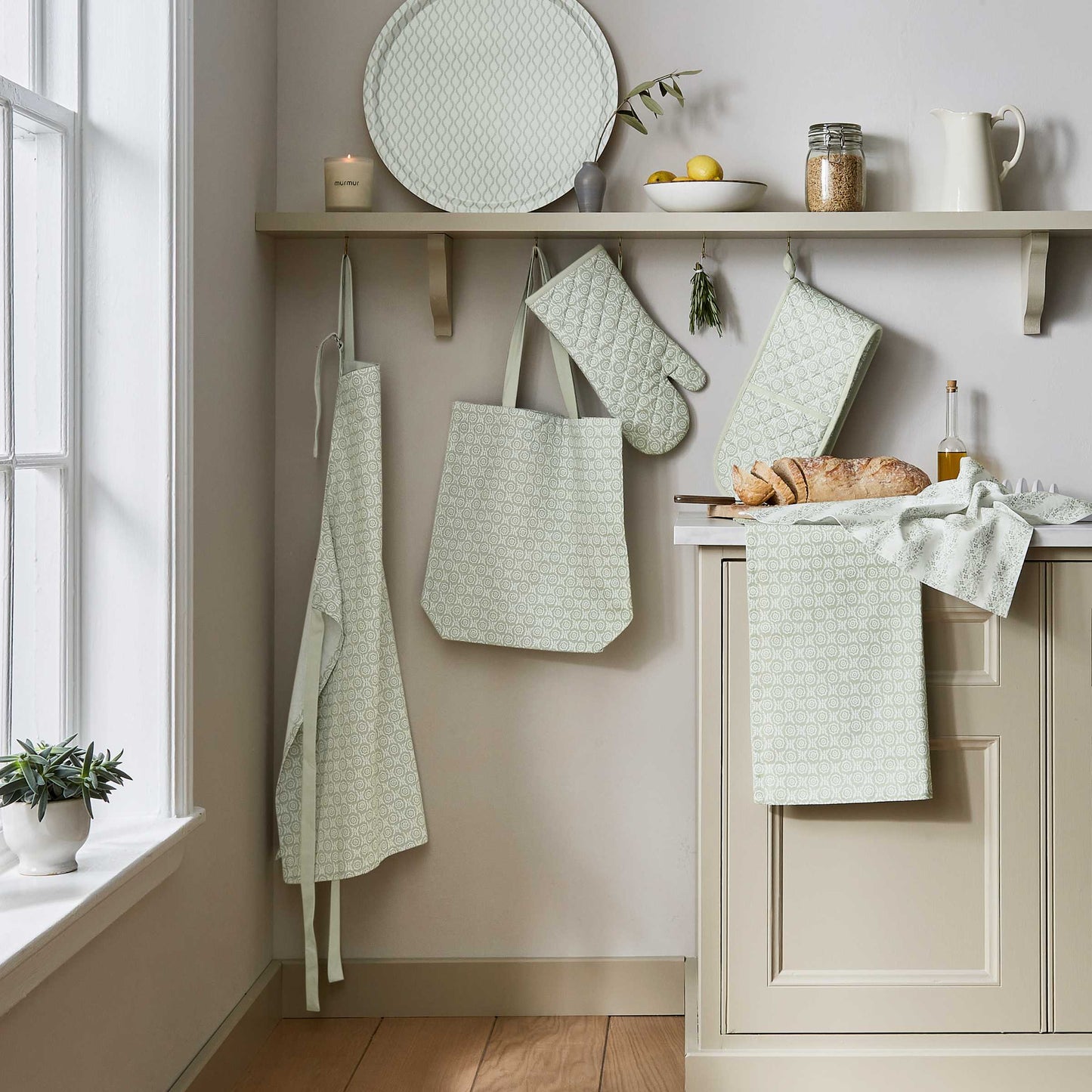 Thea & Maren Mourne Green Kitchen Collection