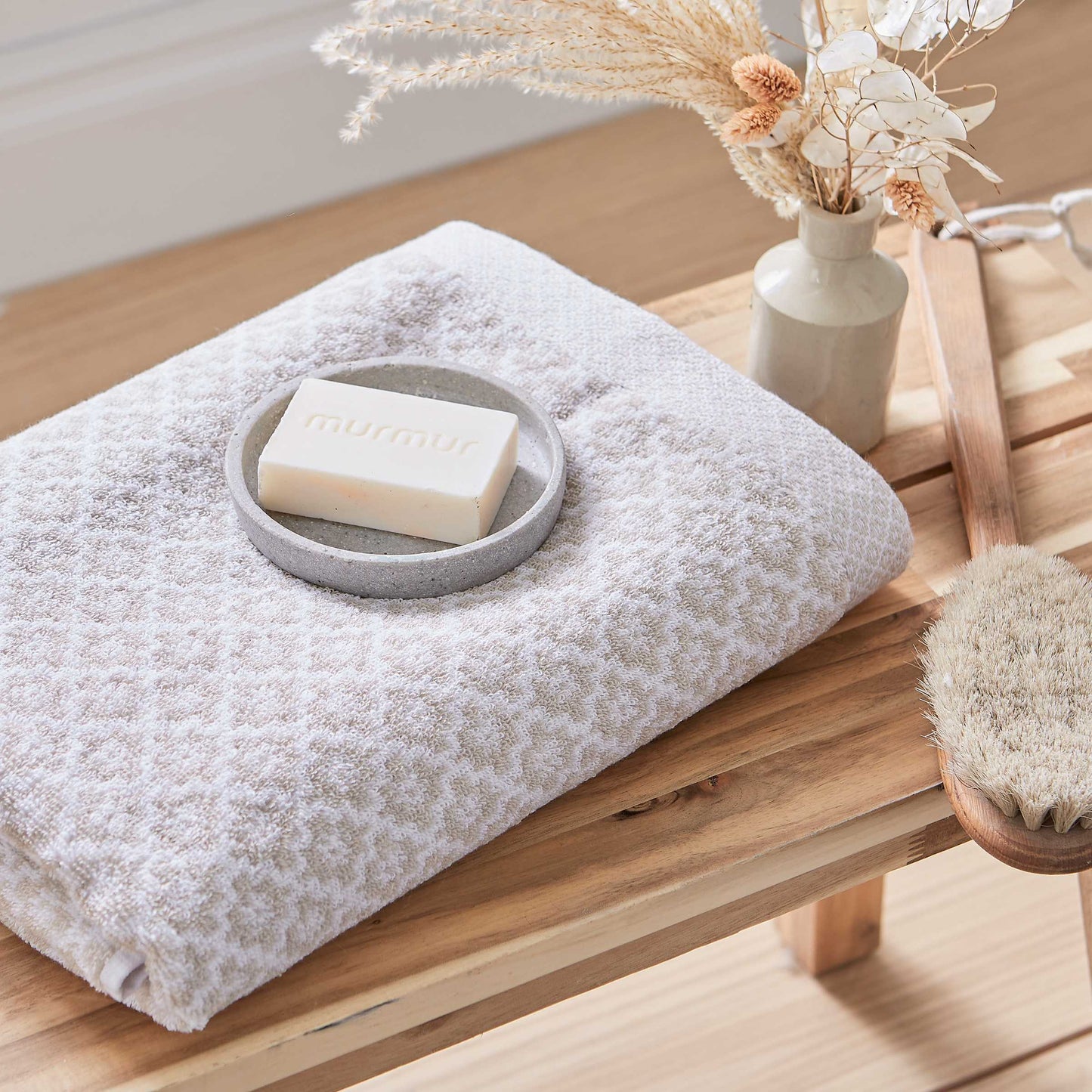 Bess Pure Cotton Towels, Linen