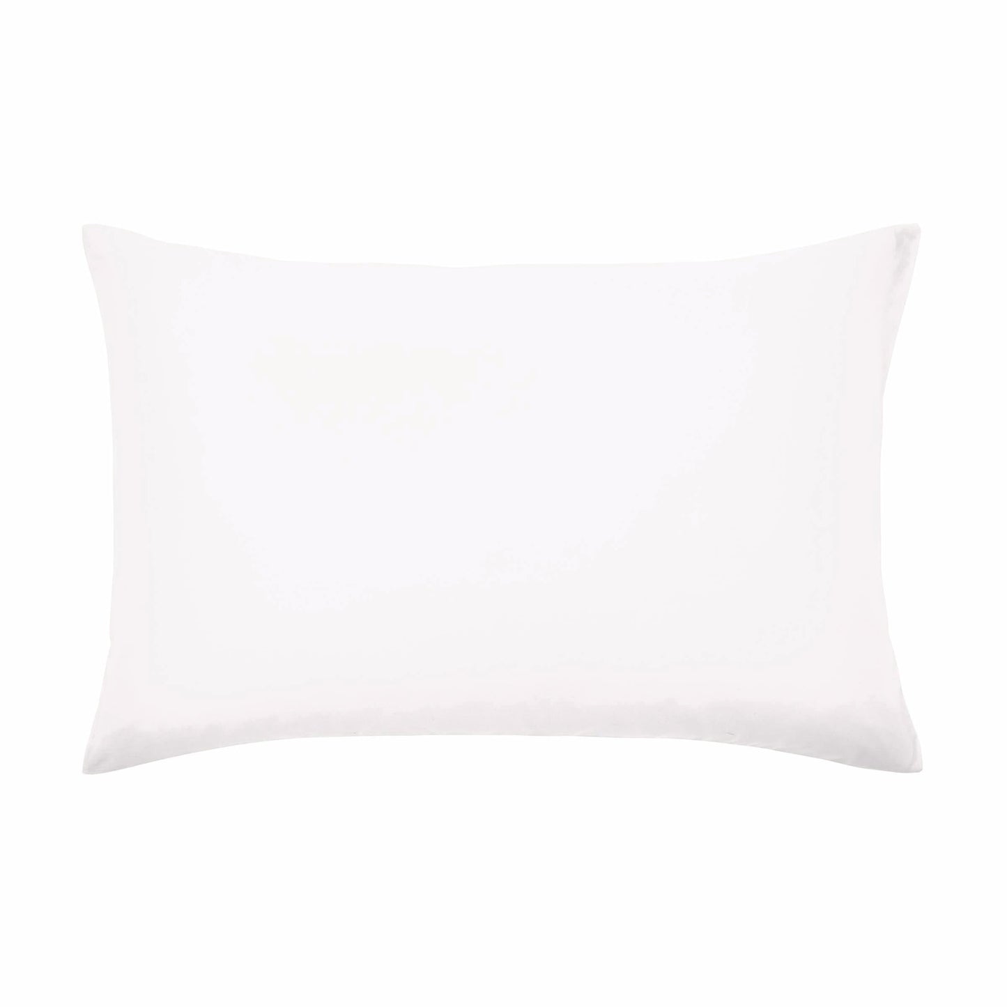 500 Thread Count Standard Pillowcase White