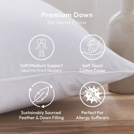 Premium Down Surround Standard Pillow