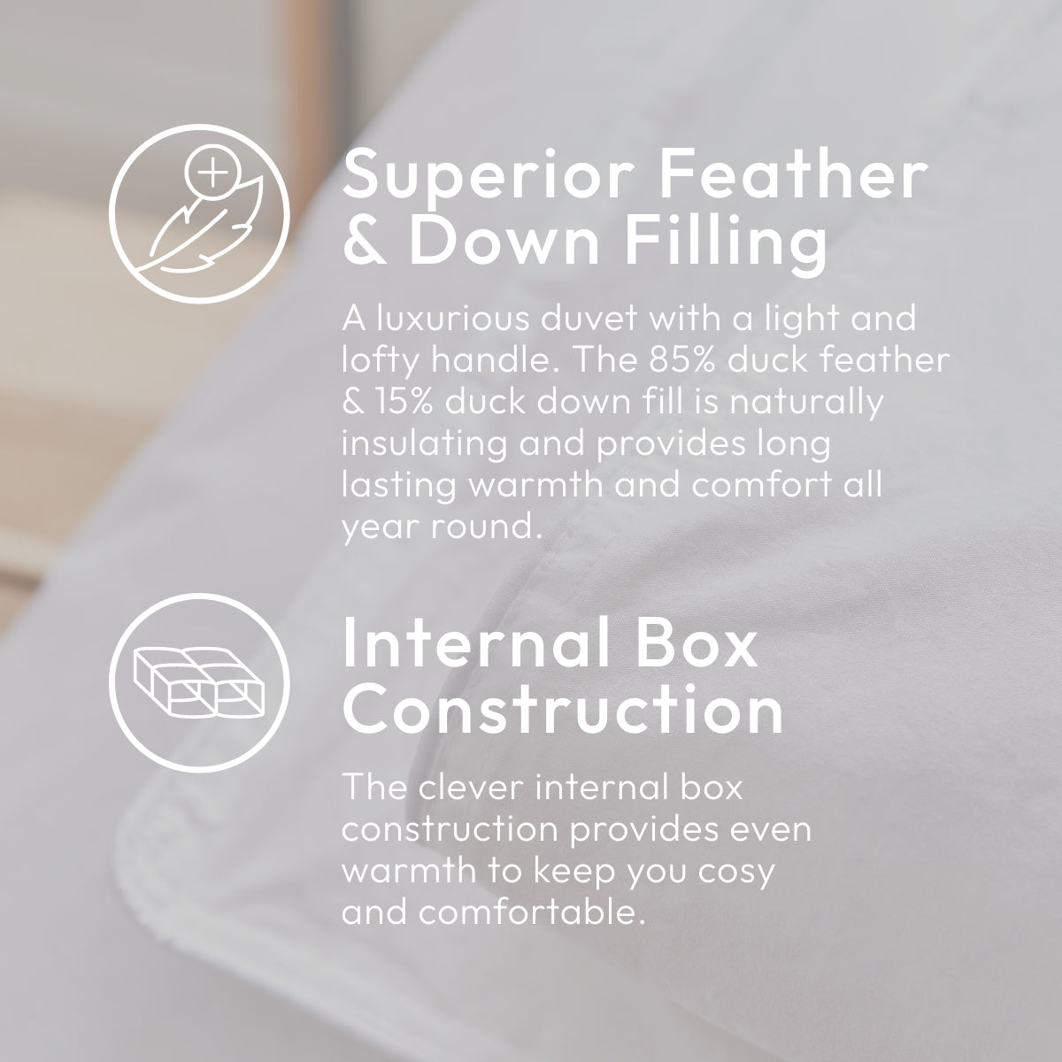 Superior Feather Duvet 13.5 Tog