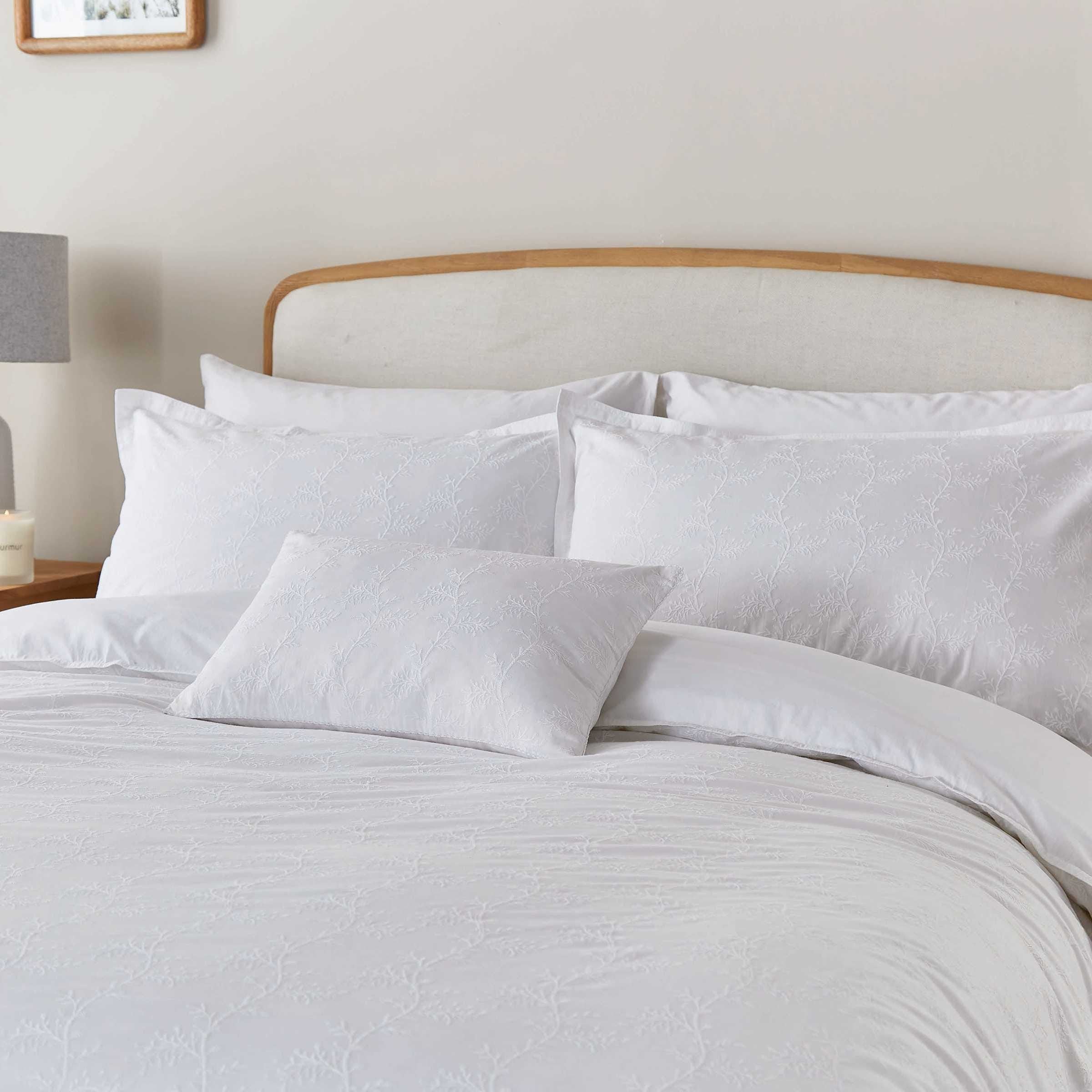 Bea Duvet Cover Set, White – Murmur