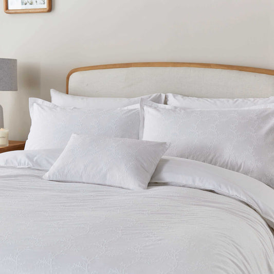 Bea Duvet Cover Set, White