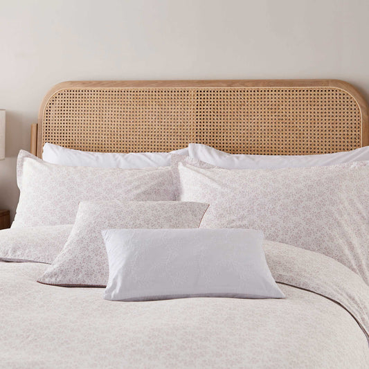 Mae Duvet Cover Set, Shell Pink