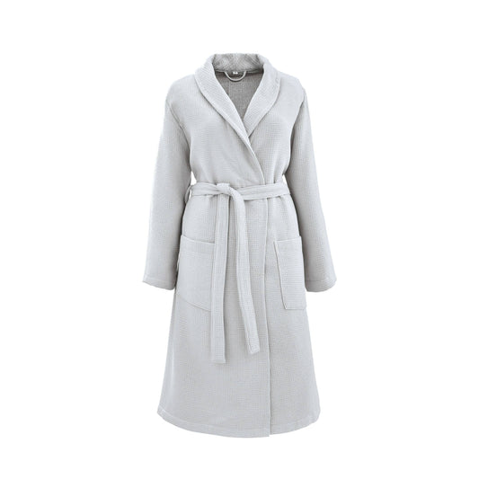 Spa Collection Waffle Robes, Cloud Grey