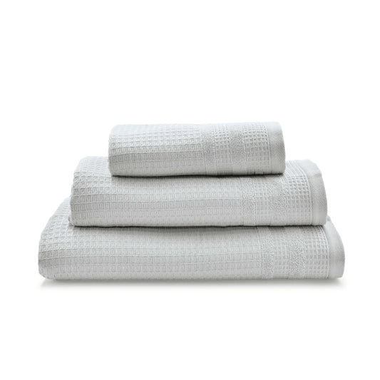 Spa Collection Waffle Towels Cloud Grey