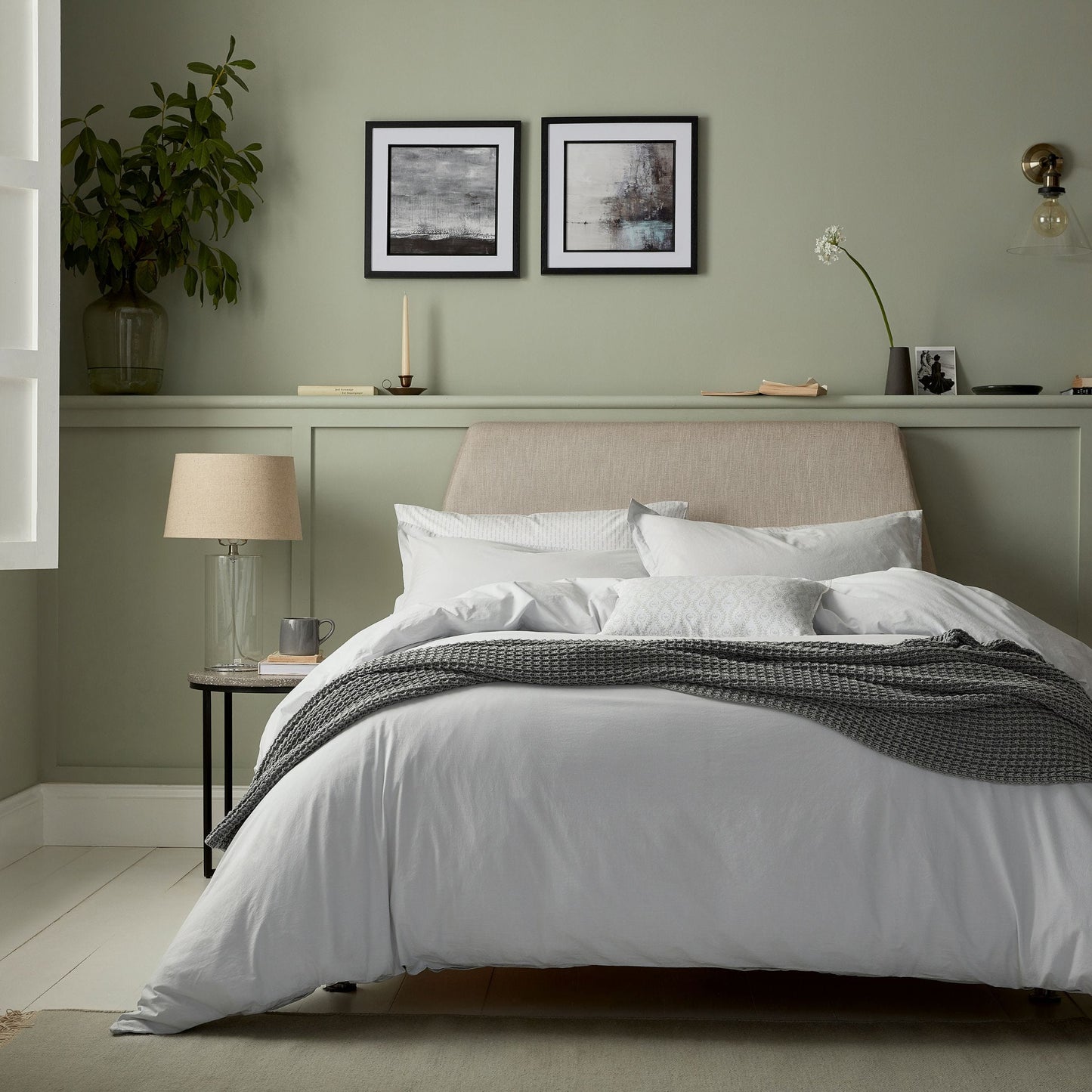 Calm Luxury Grey Stonewashed Bedding