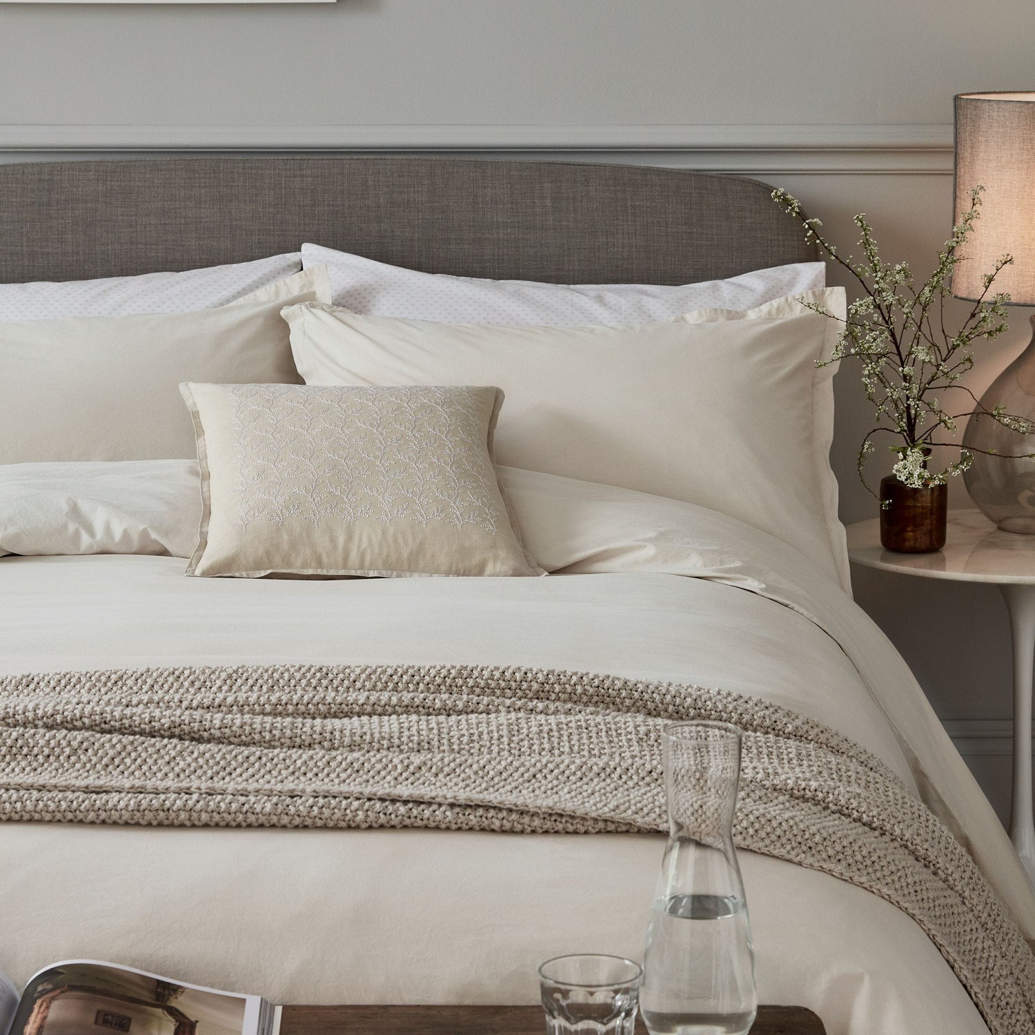 Calm Luxury Plain Linen Bedding