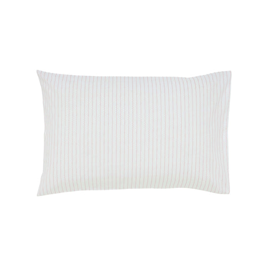 Clemmie Pair of Standard Pillowcases, Rose Shell & White