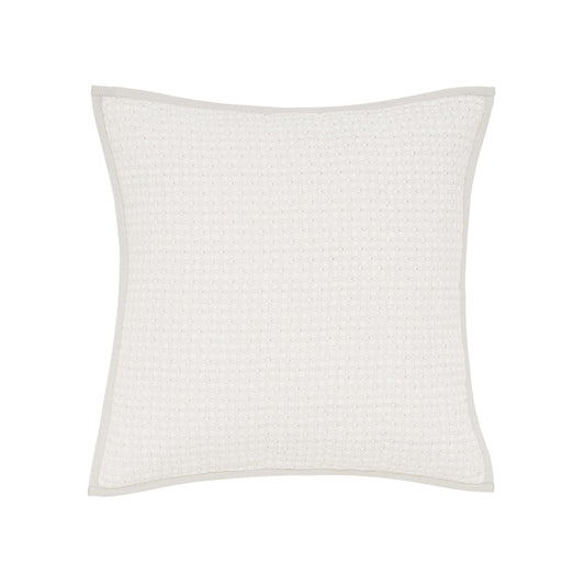 Dora Quilted Cushion 40cm x 40cm, Cloud Grey