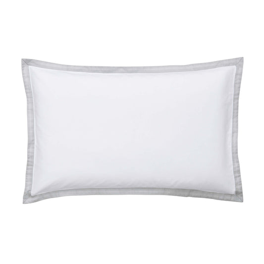 Ebb Oxford Pillowcase, Cloud Grey