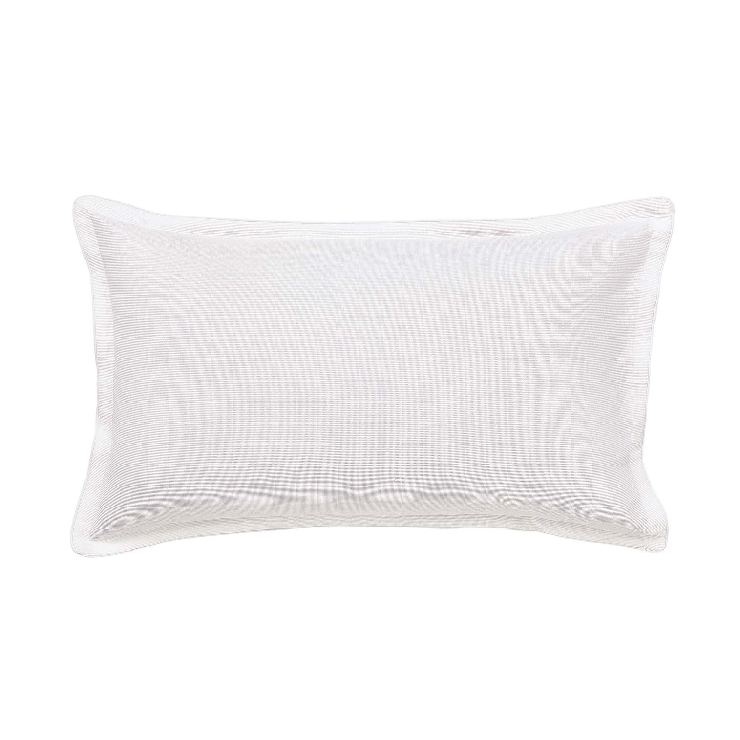 White Textured Waffle Oxford Pillowcase