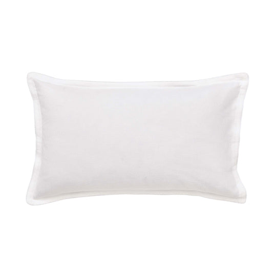 White Textured Waffle Oxford Pillowcase