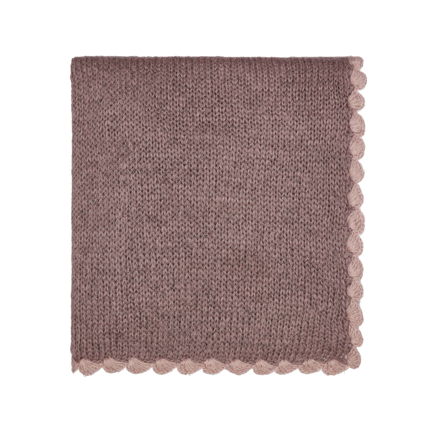 Scala Knitted Throw in Heather