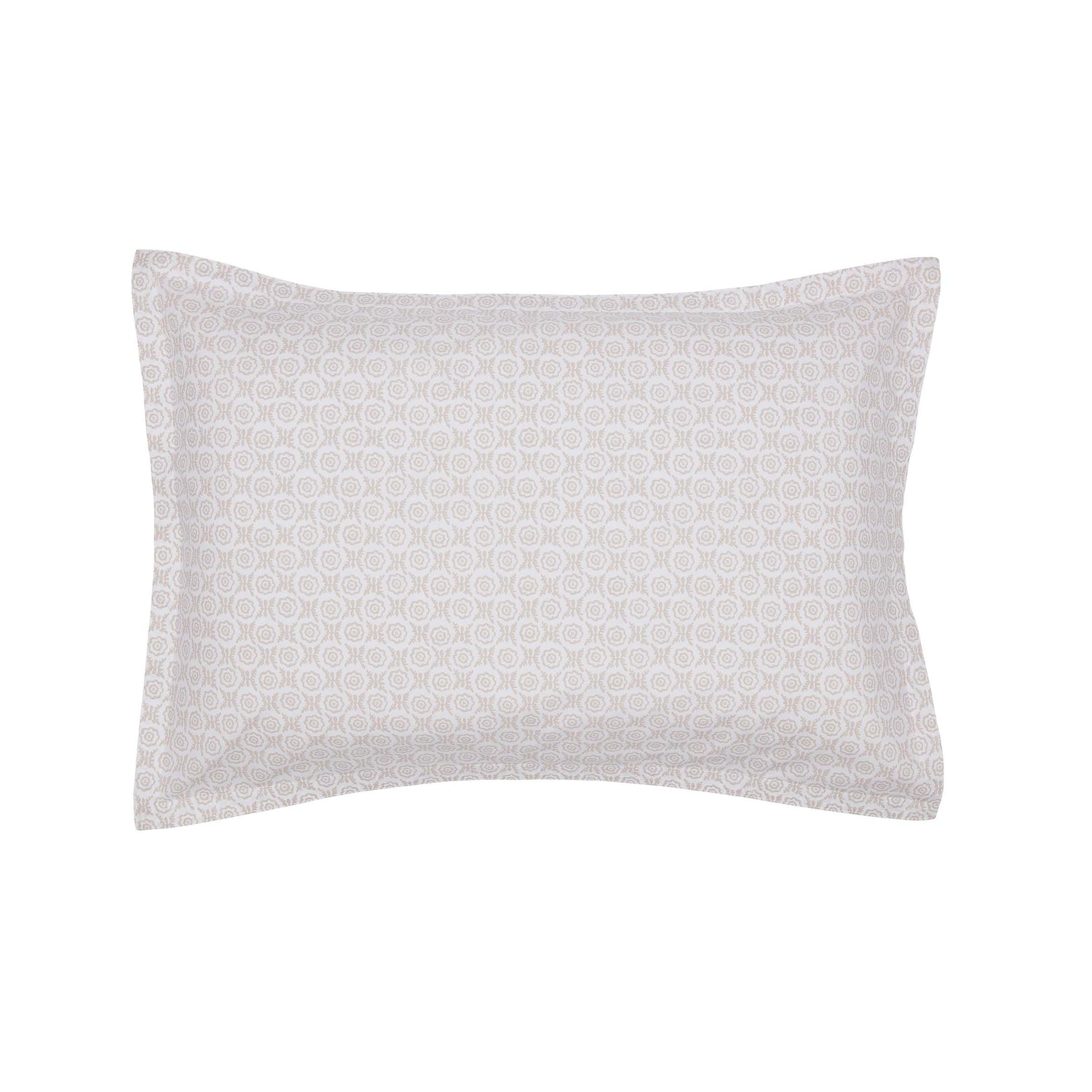 Floral Pattern Pillowcase in Linen