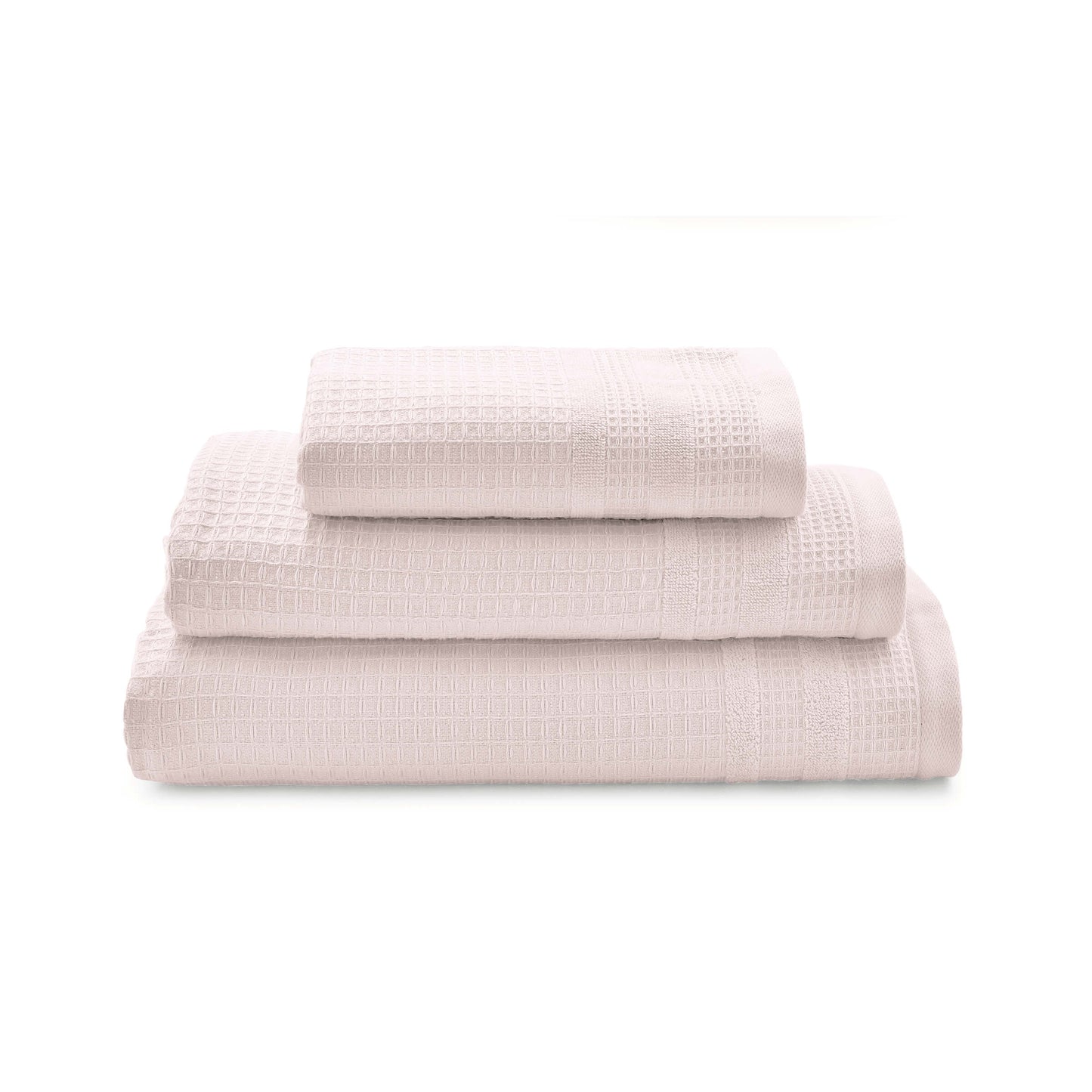 Spa Collection Waffle Towels Rose