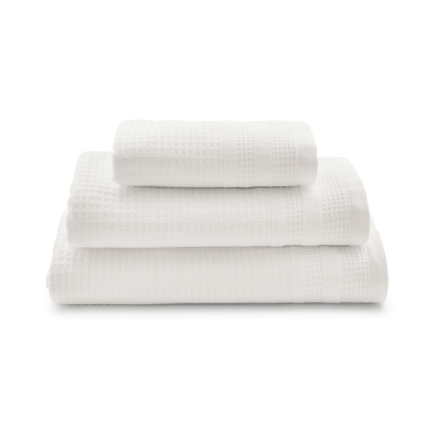 Murmur Spa Collection Waffle Towels White